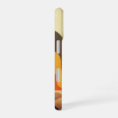 Abstracte Retro-Gaming Zwevende Kliffen iPhone 16 Hoesje (Rechterkant)