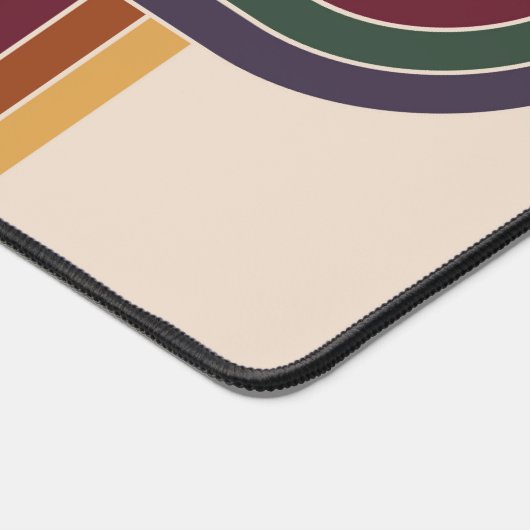 Abstracte retro jaren 80 bureaumat (Hoek)