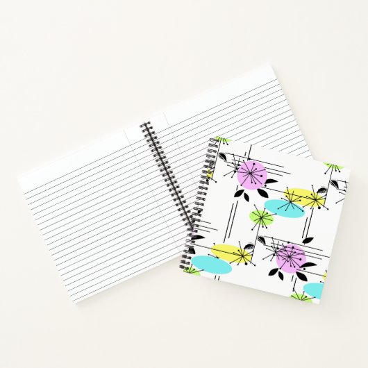 Abstracte retro notitieboek (Binnen)