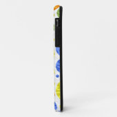 Abstracte Retro Polka Dots | Leopard Print Case-Mate iPhone Case (Achterkant/links)