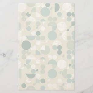 Abstracte retropatroon briefpapier