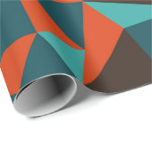 Abstracte retrorgeometrische achtergrond -  cadeaupapier (Rol Hoek)