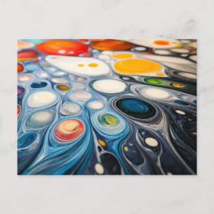 Abstracte rimpels briefkaart