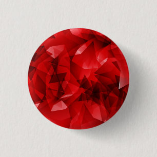 Abstracte rode achtergrond ronde button 3,2 cm