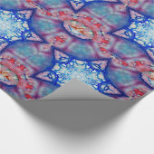 ABSTRACTE RODE BLUE STAR CADEAUPAPIER (Hoek)