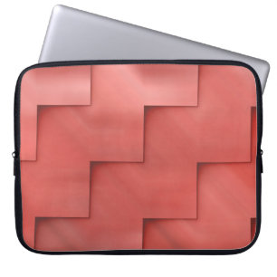 Abstracte rode creatieve achtergrond abstract, kun laptop sleeve
