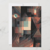 Abstracte, rode, groene Gradatie door Paul Klee Bedankkaart (Voorkant)