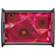 Abstracte rode papaver