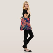 Abstracte Rode Roos Kunst Draagtas (Op model)