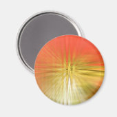 Abstracte rode tulp magneet (Voorkant / Achterkant)