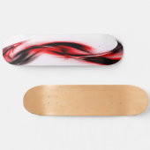 Abstracte rode werveling skateboard (Horizontaal)