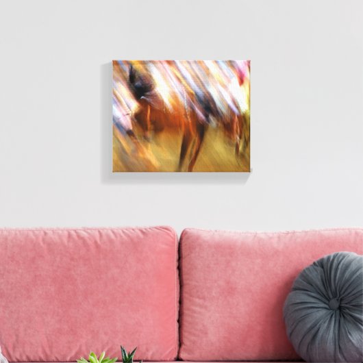 abstracte Rodeo Canvas Afdruk (Insitu (Woonkamer))