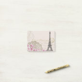 Abstracte  Romantische Eiffeltoren Kunst Post-it® Notes (Op bureau)