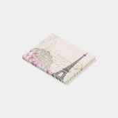 Abstracte  Romantische Eiffeltoren Kunst Post-it® Notes (Schuin)