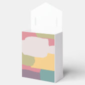 Abstracte Romige Zomerkleuren Splash Dank u Bedankdoosjes (Geopend)