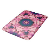 Abstracte rondcirkelvormen mandala kaleidoscope badmat (Gekanteld)