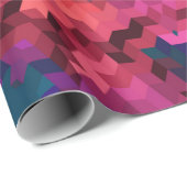 Abstracte rondcirkelvormen mandala kaleidoscope cadeaupapier (Rol Hoek)