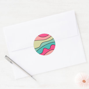 Abstracte Ronde 160422(01) Sticker