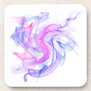 Abstracte rook op het water drankjes onderzetter