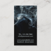 Abstracte rookhkko visitekaartje (Achterkant)