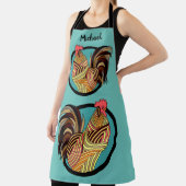 Abstracte Rooster Schort (Insitu)