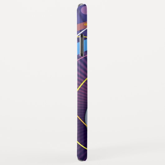 Abstracte Rotary Dial Phone Case (Achterkant/rechts)