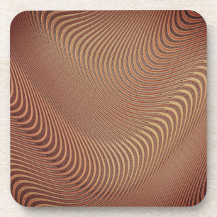 Abstracte rotatiedruppellijnen bier onderzetter