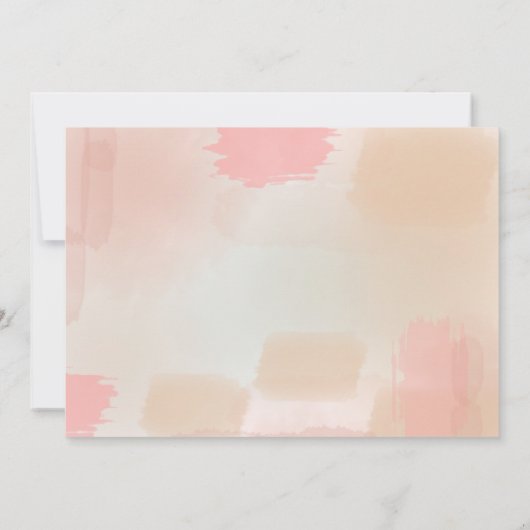 Abstracte roze generieke feestelijke viering kaart (Achterkant)