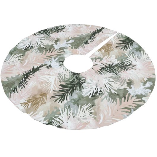 Abstracte roze groene kerstbomen kerstboom rok (Gekanteld)