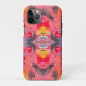 Abstracte roze Kaleidoscoop Case-Mate iPhone Case (Achterkant)