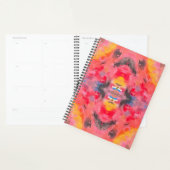 Abstracte roze Kaleidoscoop Planner (Display)