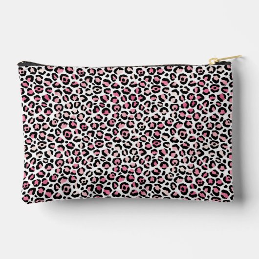 Abstracte Roze Leopard Patroon Print Cut Naaizak Etui (Achterkant)