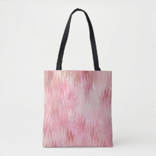 Abstracte roze mozaïek achtergrond illustratie draagtas
