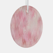 Abstracte roze mozaïek achtergrond illustratie glas ornament (Voorkant Rechts)