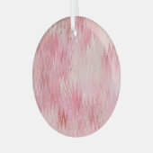 Abstracte roze mozaïek achtergrond illustratie glas ornament (Voorkant links)