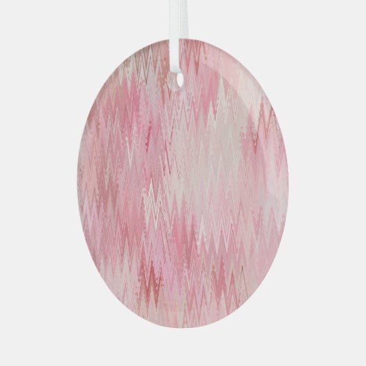 Abstracte roze mozaïek achtergrond illustratie glas ornament (Voorkant links)