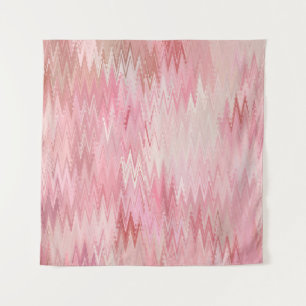 Abstracte roze mozaïek achtergrond illustratie wandkleed