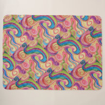 Abstracte roze spiralen