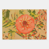 Abstracte roze ventilator inpakpapier vel (Voorkant)