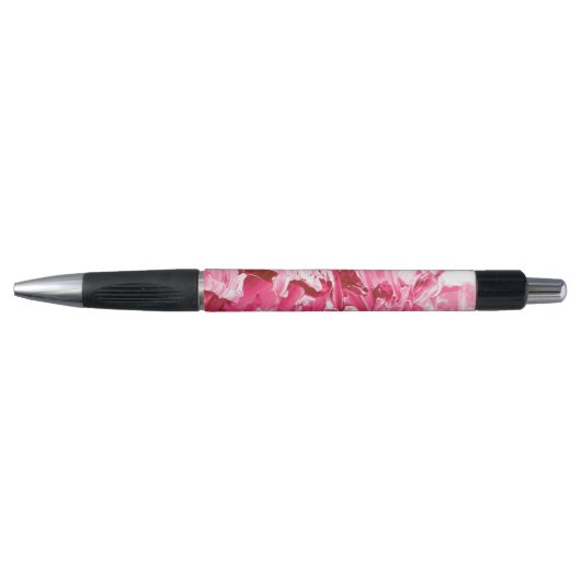 Abstracte roze verfgolven pen (Voorkant)
