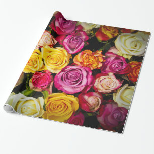 Abstracte Rozen Garden Elegant Floral Cadeaupapier