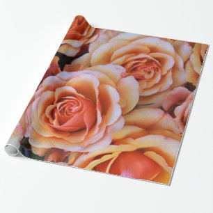 Abstracte Rozen Garden Elegant Floral Wrappin Cadeaupapier