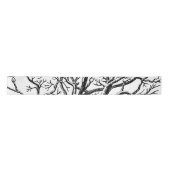 Abstracte Rustic Black & White Tree Branches Lint (Voorkant)