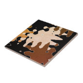 Abstracte Rustige kunst Tegeltje (Zijkant)