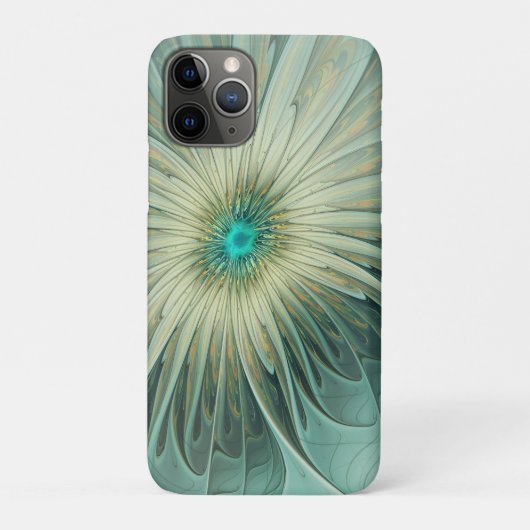 Abstracte Sage Green Fantasy Flower Fractal Art Case-Mate iPhone Case (Achterkant)