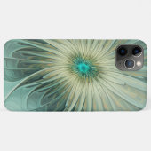Abstracte Sage Green Fantasy Flower Fractal Art Case-Mate iPhone Case (Achterkant (horizontaal))