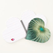 Abstracte Sage Green Fantasy Flower Fractal Art Notitieboek (Binnen)