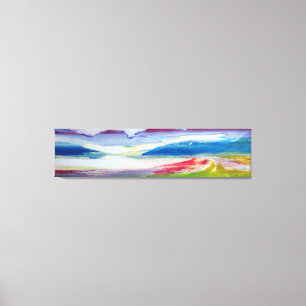 Abstracte samenstelling canvas afdruk