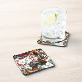 Abstracte samenstelling Kandinsky VI Bier Onderzetter (Rechterzijde)