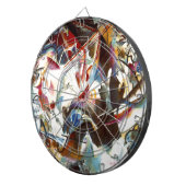 Abstracte samenstelling Kandinsky VI Dartbord (Voorkant Rechts)